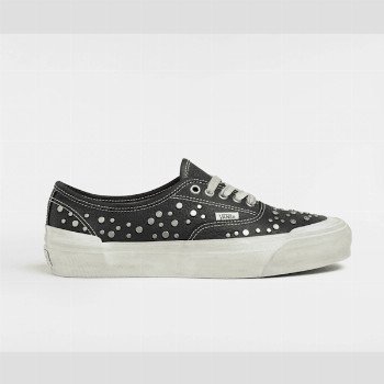 Vans PREMIUM AUTHENTIC SHOES, MAN, BLACK, SIZE: 9.5