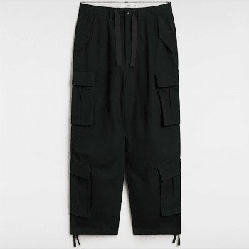 Vans PREMIUM BAGGY CARGO TROUSERS, MAN, BLACK, SIZE: 38
