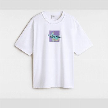 Vans PREMIUM DOWN THE RABBIT HOLE T-SHIRT, MAN, WHITE, SIZE: L