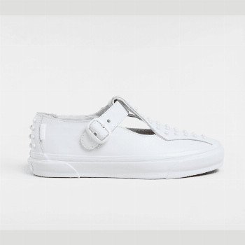 Vans PREMIUM MARY JANE SHOES, MAN, WHITE, SIZE: 10