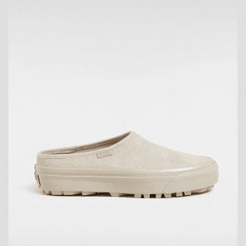 Vans PREMIUM MULE SHOES, MAN, BEIGE, SIZE: 4