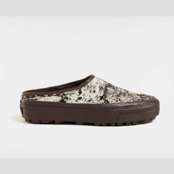 Vans PREMIUM MULE SHOES, MAN, BROWN, SIZE: 4