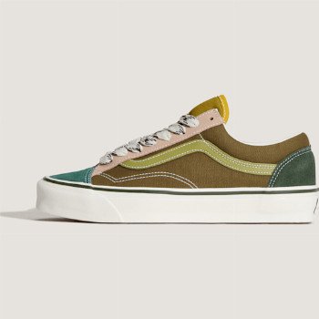 Vans PREMIUM OLD SKOOL SHOES, MAN, BEIGE, SIZE: 11