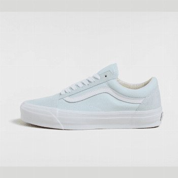 Vans PREMIUM OLD SKOOL SHOES, MAN, BLUE, SIZE: 2.5