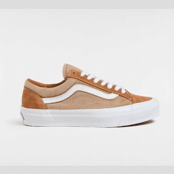 Vans PREMIUM OLD SKOOL SHOES, MAN, BROWN, SIZE: 8.5