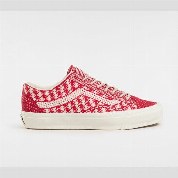 Vans PREMIUM OLD SKOOL SHOES, MAN, RED, SIZE: 12
