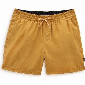 Vans PRIMARY SOLID ELASTIC BOARDSHORTS, MAN, YELLOW, SIZE: L