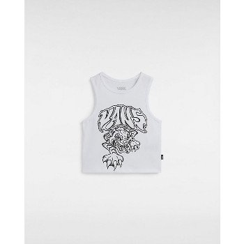 Vans PROWLER FITTED TANK TOP (WHITE) WOMEN WHITE
