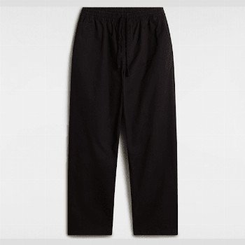 Vans RANGE BAGGY TAPERED ELASTIC WAIST TROUSERS, MAN, BLACK, SIZE: XXL