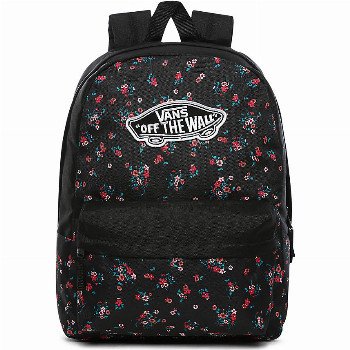 Vans REALM BACKPACK (BEAUTY FLORAL BLACK) WOMEN BLACK