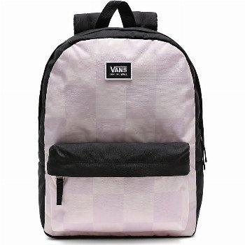 Vans REALM BACKPACK (HUSHED VIOLET CHECK) WOMEN PINK