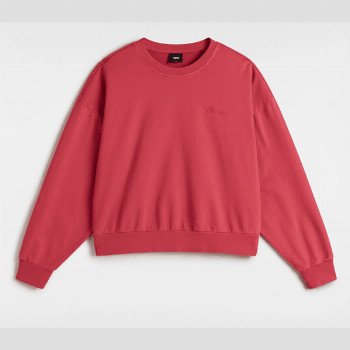 Vans RETRO CREW SWEATSHIRT, WOMAN, PINK, SIZE: XL