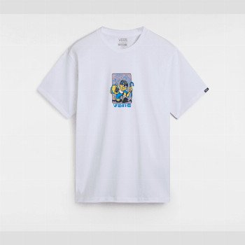 Vans ROBBIE T-SHIRT, MAN, WHITE, SIZE: XL