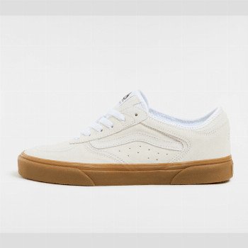 Vans ROWLEY CLASSIC SHOES, MAN, WHITE, SIZE: 10.5