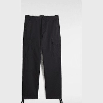 Vans SERVICE CARGO LOOSE TAPERED TROUSERS, MAN, BLACK, SIZE: 38
