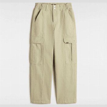 Vans SIDEWALK TROUSERS, WOMAN, BEIGE, SIZE: L