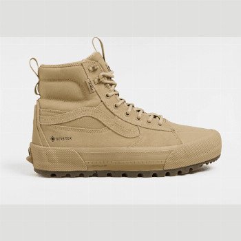 Vans SK8-HI GORE-TEX SHOES, MAN, BEIGE, SIZE: 11