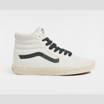 Vans SK8-HI OVERSIZED LACES SHOES, MAN, WHITE, SIZE: 12