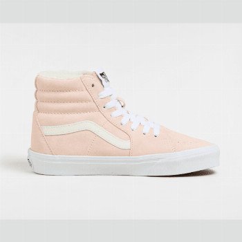Vans SK8-HI SHOES, MAN, PINK, SIZE: 12