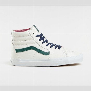 Vans SK8-HI SHOES, MAN, WHITE, SIZE: 2.5