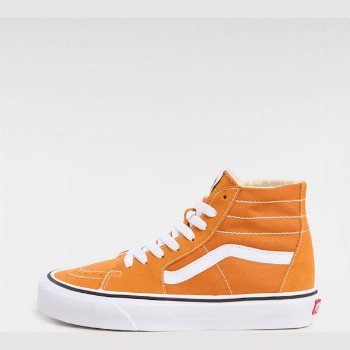 Vans SK8-HI TAPERED SHOES, MAN, ORANGE, SIZE: 11