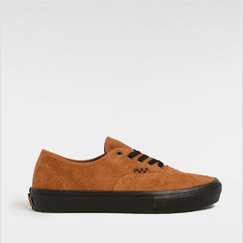 Vans SKATE AUTHENTIC HAIRY SUEDE SHOE, MAN, ORANGE, SIZE: 10.5