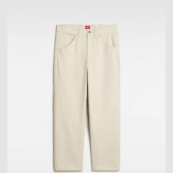 Vans SKATE CHECK DENIM TROUSERS, MAN, BEIGE, SIZE: 34