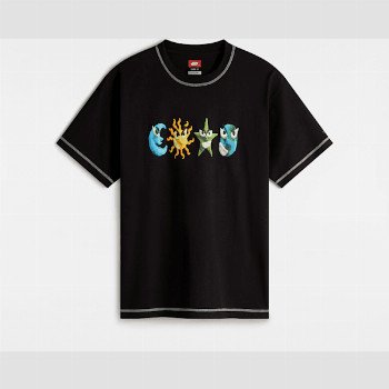 Vans SKATE CLAY T-SHIRT, MAN, BLACK, SIZE: XXL