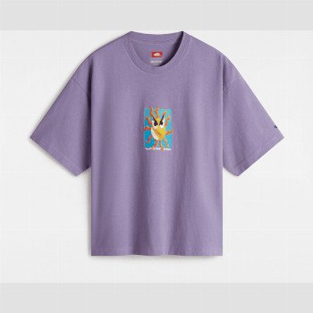 Vans SKATE CLAY T-SHIRT, MAN, PURPLE, SIZE: M