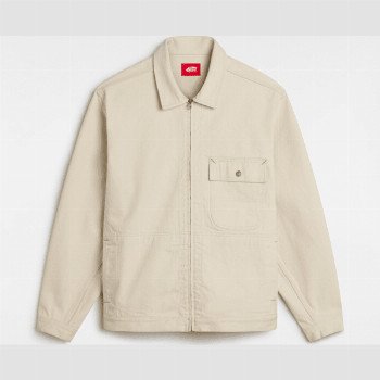 Vans SKATE GARAGE JACKET, MAN, BEIGE, SIZE: XL