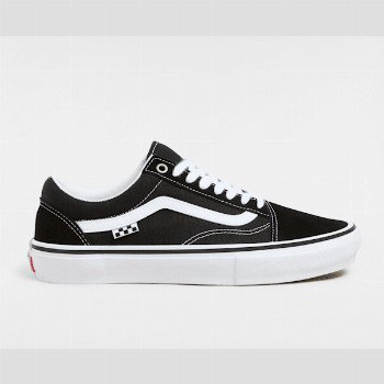 Vans SKATE OLD SKOOL SHOES, MAN, BLACK, SIZE: 8.5