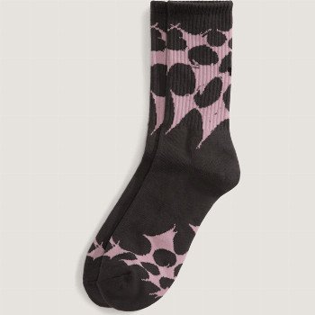 Vans SKATE SPLATTER WEB CREW SOCKS (1 PAIR), MAN, BLACK, SIZE: L