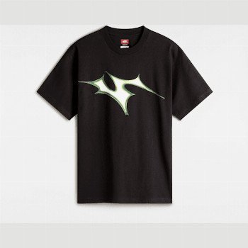 Vans SKATE V THORN T-SHIRT, MAN, BLACK, SIZE: S