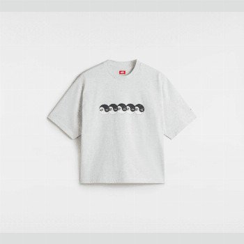 Vans SKATE YING YANG EYES T-SHIRT, MAN, GREY, SIZE: L