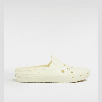 Vans SLIP-ON MULE TRK SHOES, MAN, WHITE, SIZE: 3