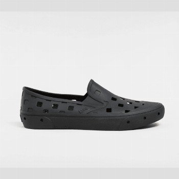 Vans SLIP-ON TRK SHOES, MAN, BLACK, SIZE: 3