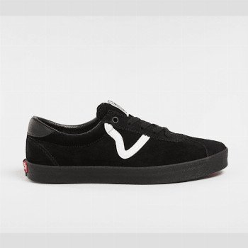Vans SPORT LOW SHOES, MAN, BLACK, SIZE: 5.5