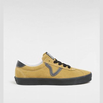 Vans SPORT LOW SUEDE SHOES, MAN, BROWN, SIZE: 9