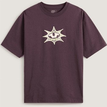Vans STAR CHECKER T-SHIRT, MAN, BLUE, SIZE: XS