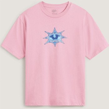 Vans STAR CHECKER T-SHIRT, MAN, PINK, SIZE: XXL