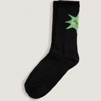 Vans STOWERS CREW SOCKS (1 PAIR), MAN, BLACK, SIZE: S