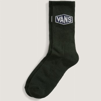 Vans STOWERS CREW SOCKS (1 PAIR), MAN, GREEN, SIZE: L