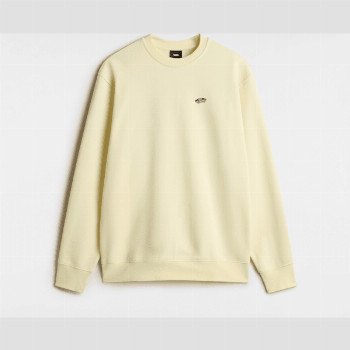 Vans STYLE 76 II CREW SWEATSHIRT, MAN, BEIGE, SIZE: M