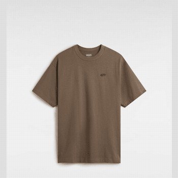 Vans STYLE 76 II T-SHIRT, MAN, BROWN, SIZE: L