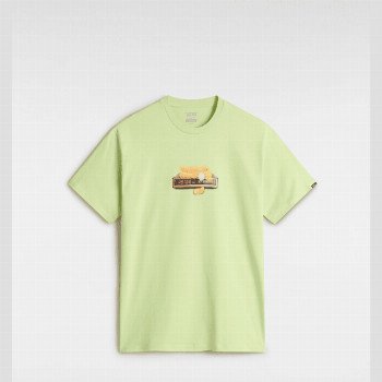 Vans TIMES UP T-SHIRT, MAN, GREEN, SIZE: L