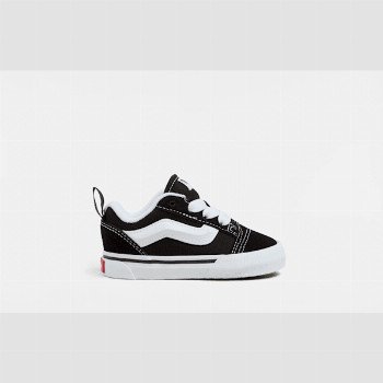Vans TODDLER KNU SKOOL SHOES (1-4 YEARS), BLACK, SIZE: 1.5