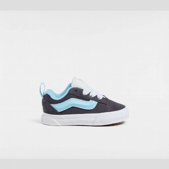 Vans TODDLER KNU SKOOL SHOES (1-4 YEARS), GREY, SIZE: 9.5