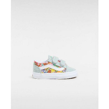 Vans TODDLER OLD SKOOL HOOK AND LOOP SHOES (1-4 YEARS) (2GETHER AS OURSELVES MULTI) MULTICOLOUR