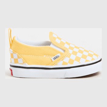 Vans TODDLER SLIP-ON SHOES (1-4 YEARS), YELLOW, SIZE: 9.5