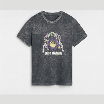 Vans UNIBALANCE BOYFRIEND FIT T-SHIRT, WOMAN, BLACK, SIZE: XXL